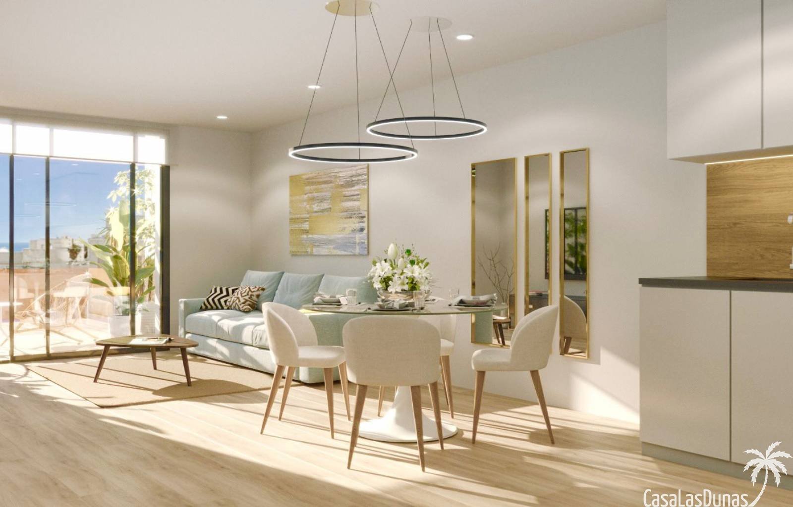  Diese Luxusapartments werden im Zentrum von Torrevieja gebaut, nur 200 Meter von der Küste entfernt. Die Wohnungen verfügen über 3 Schlafzimmer und 2