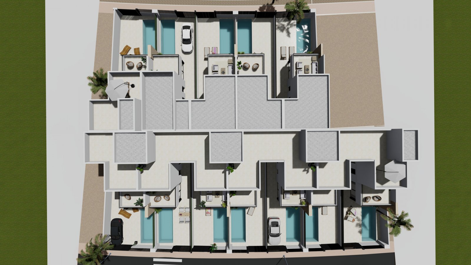  In der charmanten Stadt San Javier gelegen, bietet diese Wohnanlage eine exklusive Auswahl von 12 Reihenhäusern. Entworfen für diejenigen, die ein Zu