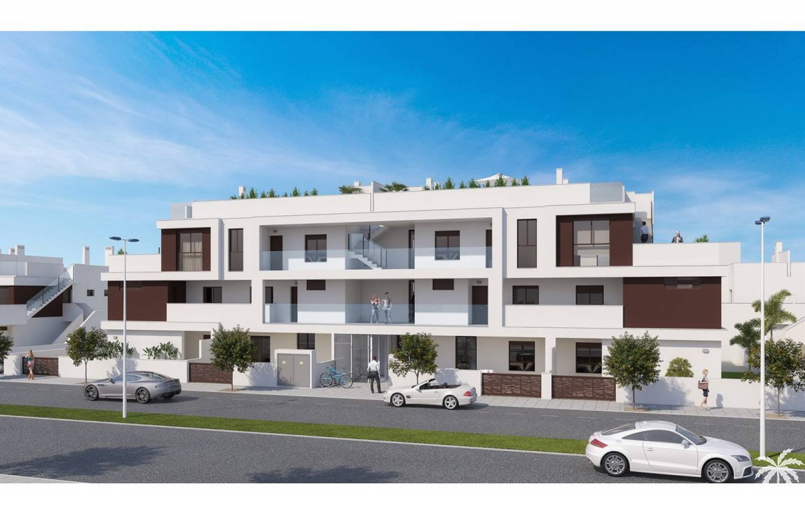  Im ruhigen Küstendorf Torre de la Horadada, dem südlichsten Punkt der Costa Blanca, befindet sich dieses moderne und luxuriöse Resort im Bau. Diese W