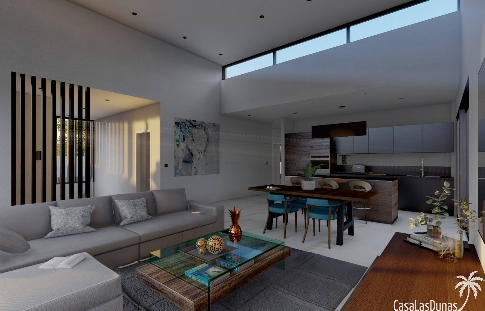  In Ciudad Quesada werden diese wunderschönen neuen Villen gebaut. Es handelt sich um individuelle Villen auf einem Grundstück von 485 m2. Im Haus fin