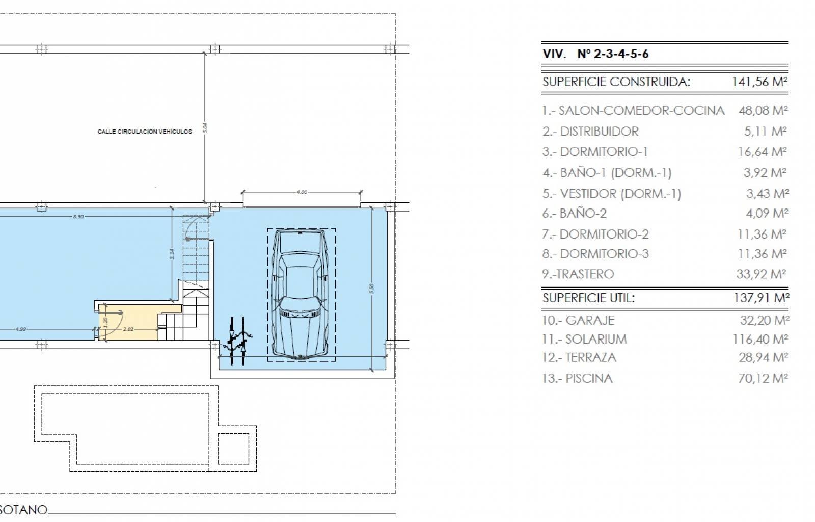  Diese wunderschönen Villen mit überdachter Garage und privatem Swimmingpool werden in der Nähe des Quiron-Krankenhauses gebaut. Das Projekt wird aus 