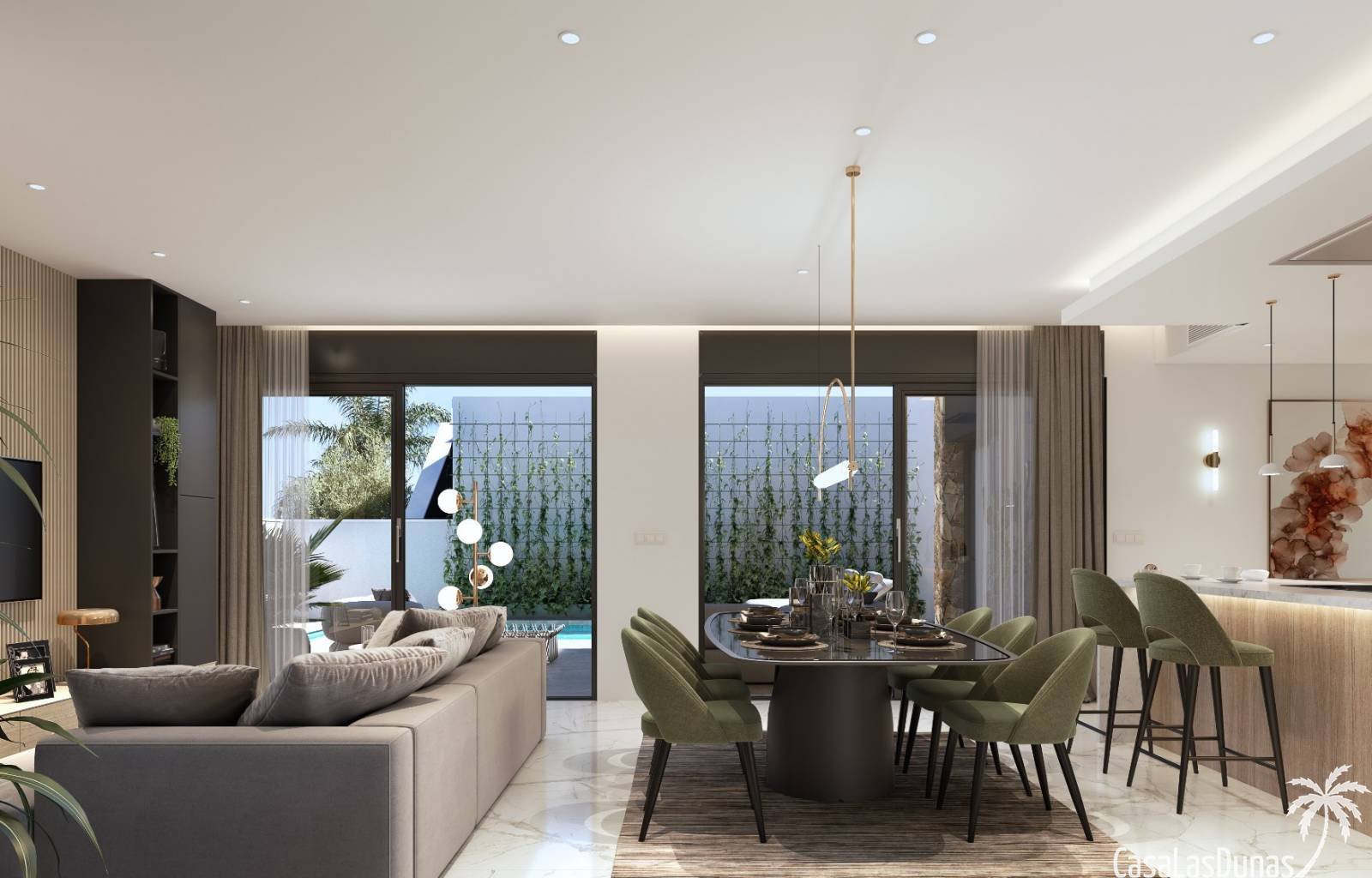  Dieses fantastische Projekt wird in der Stadt Quesada gebaut, etwa 10 Kilometer von den Sandstränden der Costa Blanca und nur 500 Meter vom Stadtzent