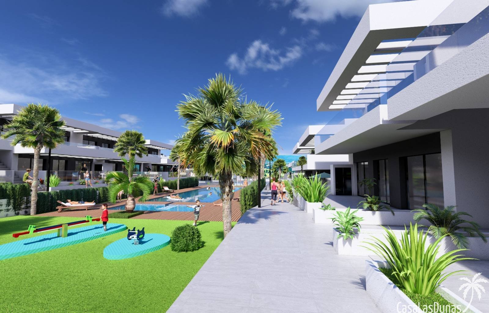  Wer träumt nicht davon? Wachen Sie in Ihrem eigenen modernen spanischen Apartment auf, öffnen Sie die Terrassenschiebetür, setzen Sie sich in Ihren E