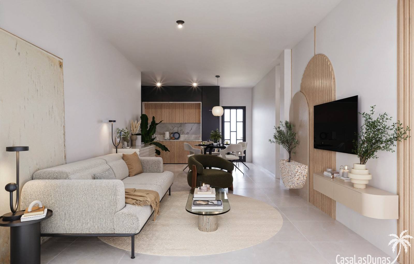  Dieses neue Projekt befindet sich in einem im Bau befindlichen neuen Viertel in der Nähe des traditionellen Zentrums des Dorfes San Miguel de Salinas