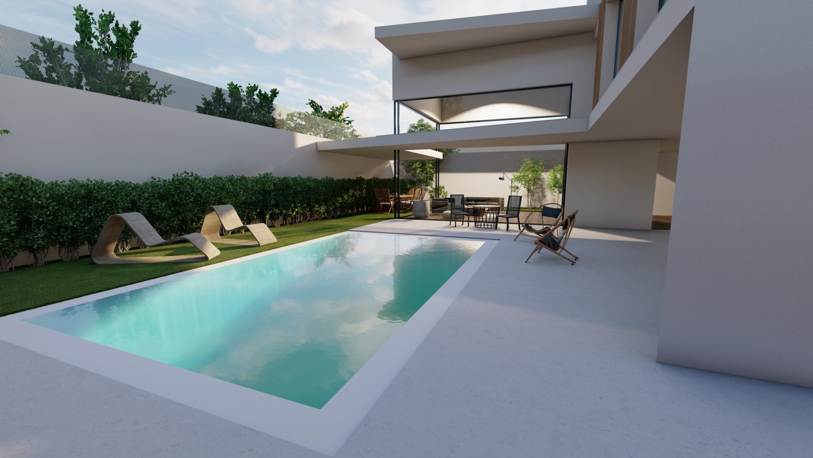  In der charmanten Umgebung von Los Baños de Fortuna gelegen, bieten diese freistehenden Häuser einen exklusiven und komfortablen Lebensstil. Mit insg