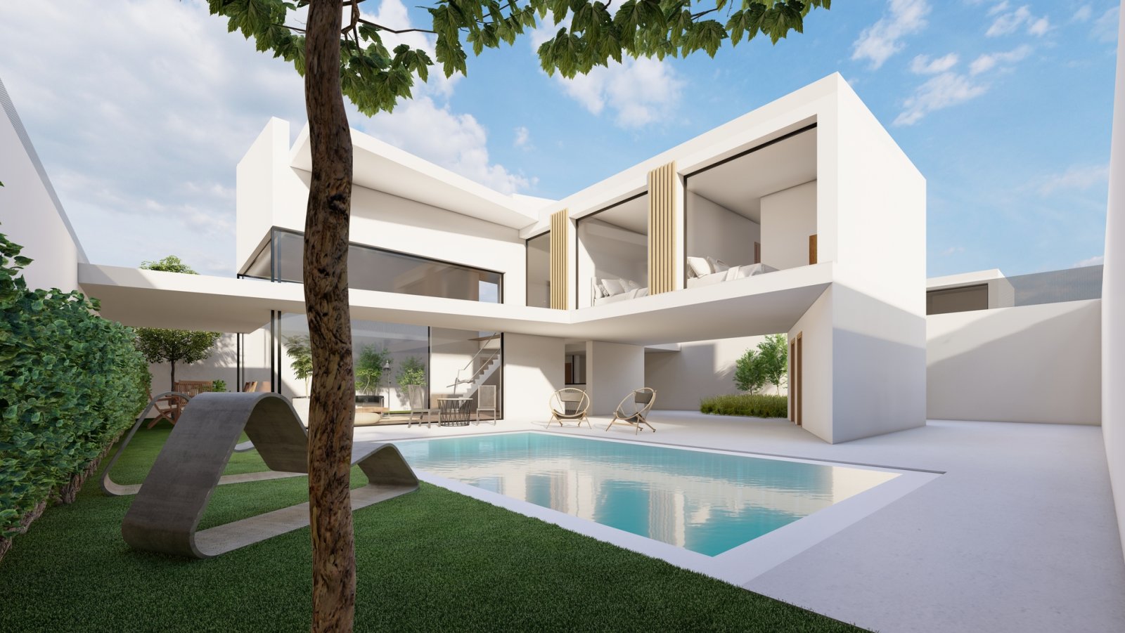  In der charmanten Umgebung von Los Baños de Fortuna gelegen, bieten diese freistehenden Häuser einen exklusiven und komfortablen Lebensstil. Mit insg