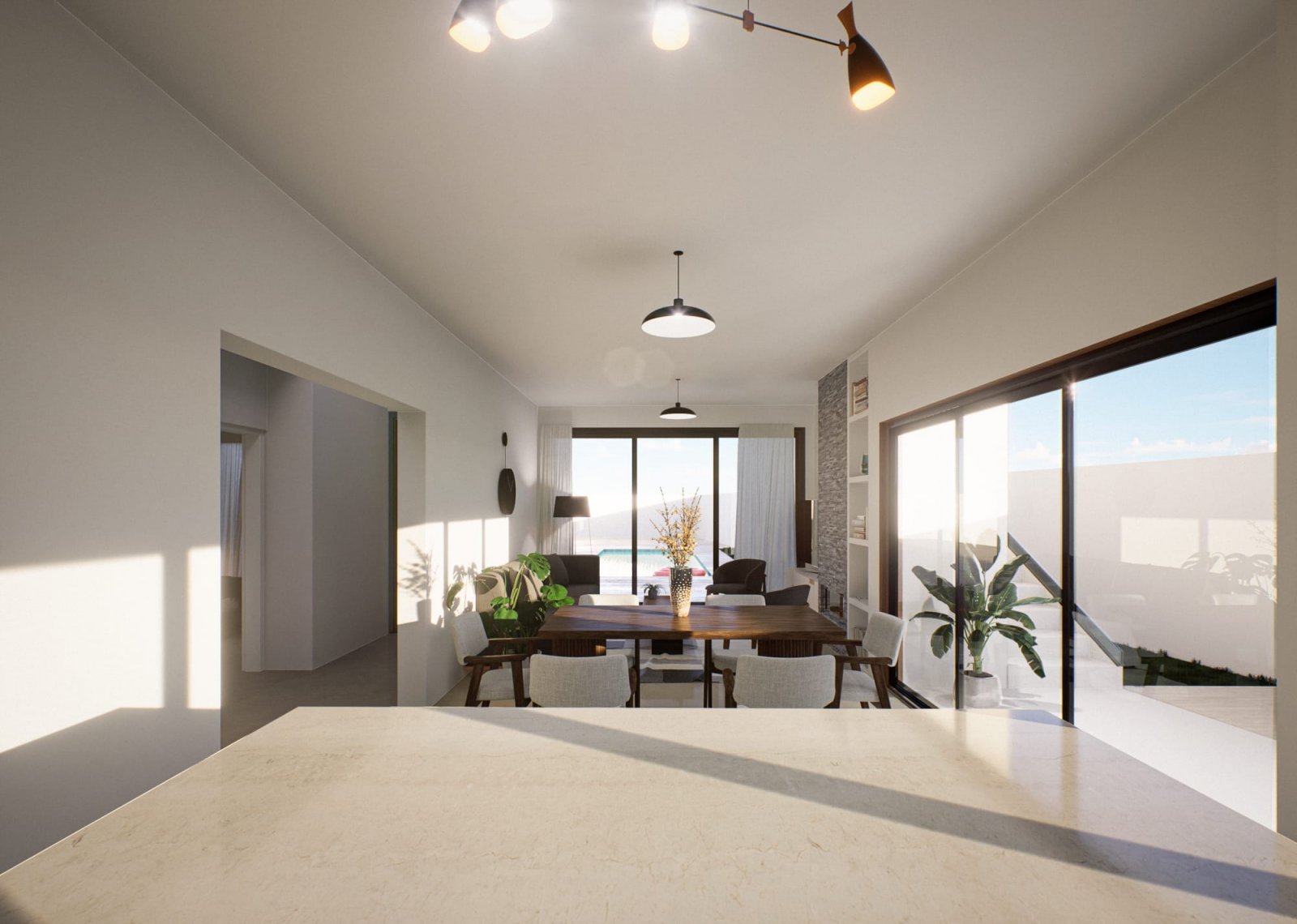  In der ruhigen Gegend von Las Casicas gelegen, bietet dieses exklusive freistehende Chalet eine ideale Umgebung für diejenigen, die Privatsphäre und 