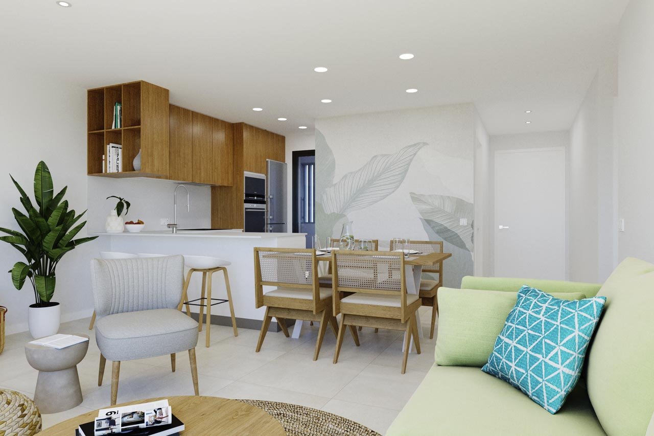  In der charmanten Stadt Torrevieja gelegen, bietet diese Wohnanlage eine Vielzahl von Typologien, um unterschiedliche Bedürfnisse zu erfüllen. Mit in