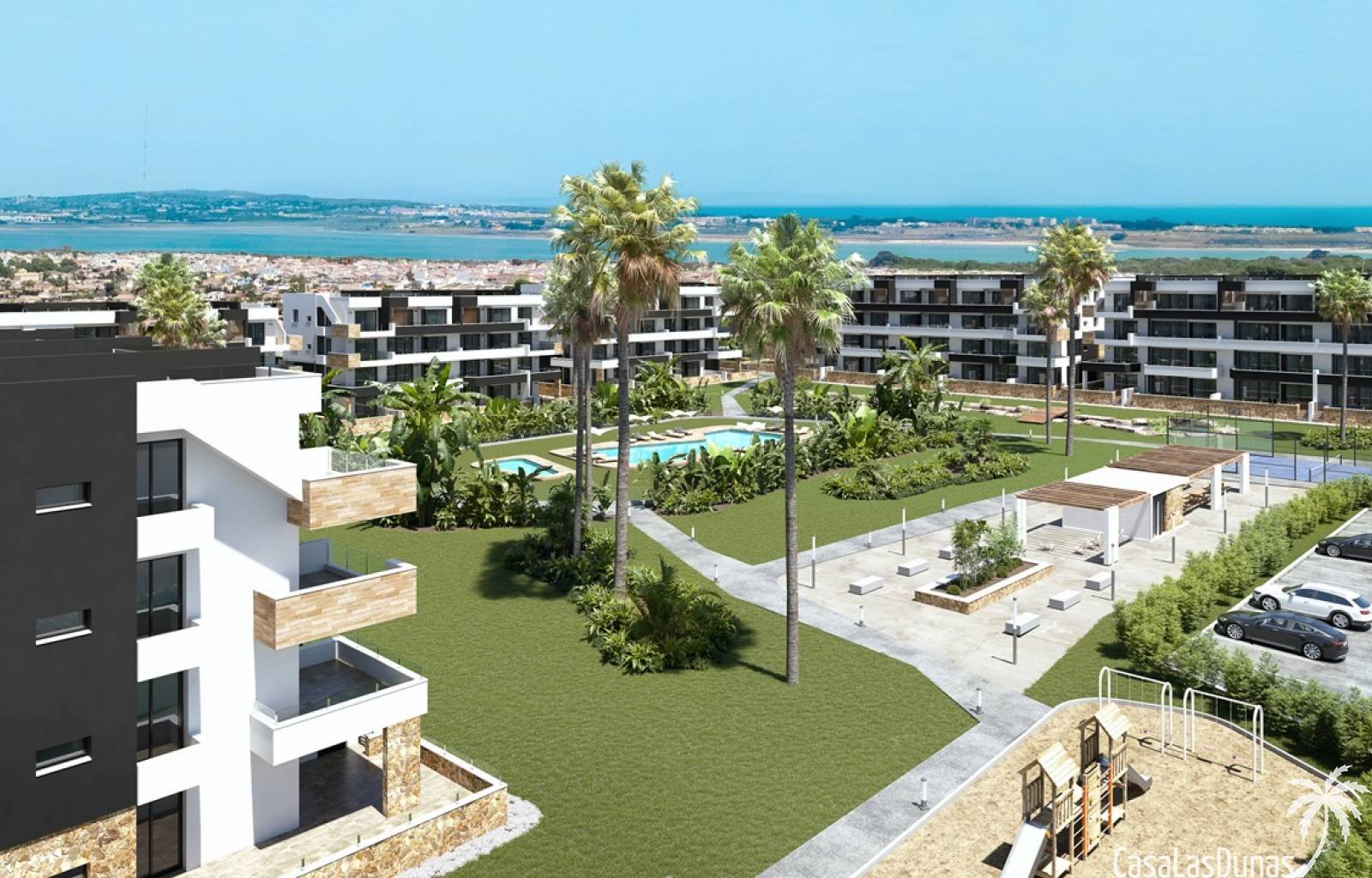  Im sonnigen Torrevieja, nahe der Küste, finden Sie diese modernen, neuen Apartments, die Komfort und Stil vereinen. Jedes Apartment verfügt über ein 