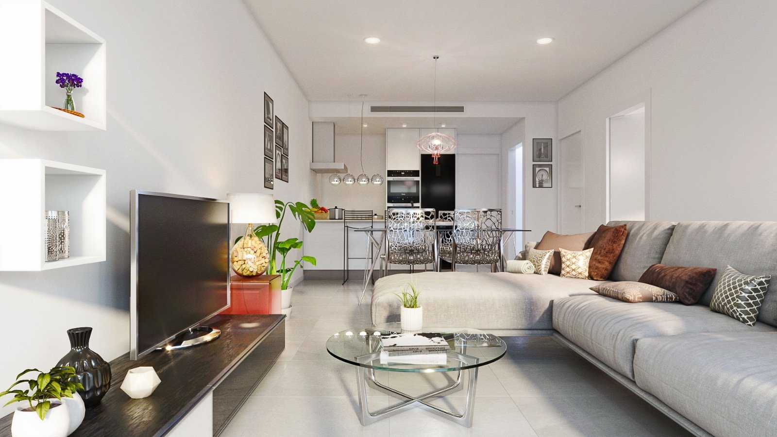  Im charmanten Ort Pilar de la Horadada gelegen, bietet diese exklusive Sammlung von 7 Reihenhäusern eine einzigartige Gelegenheit, das Leben an der C