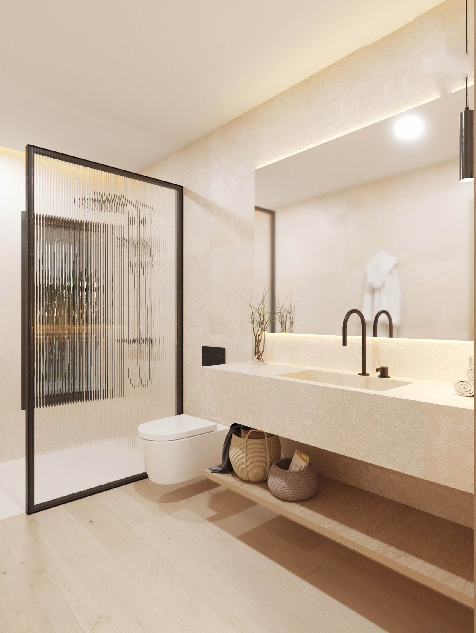  In der charmanten Stadt Polop gelegen, bietet diese exklusive Sammlung freistehender Häuser eine privilegierte Umgebung mit Meerblick. Mit nur drei v