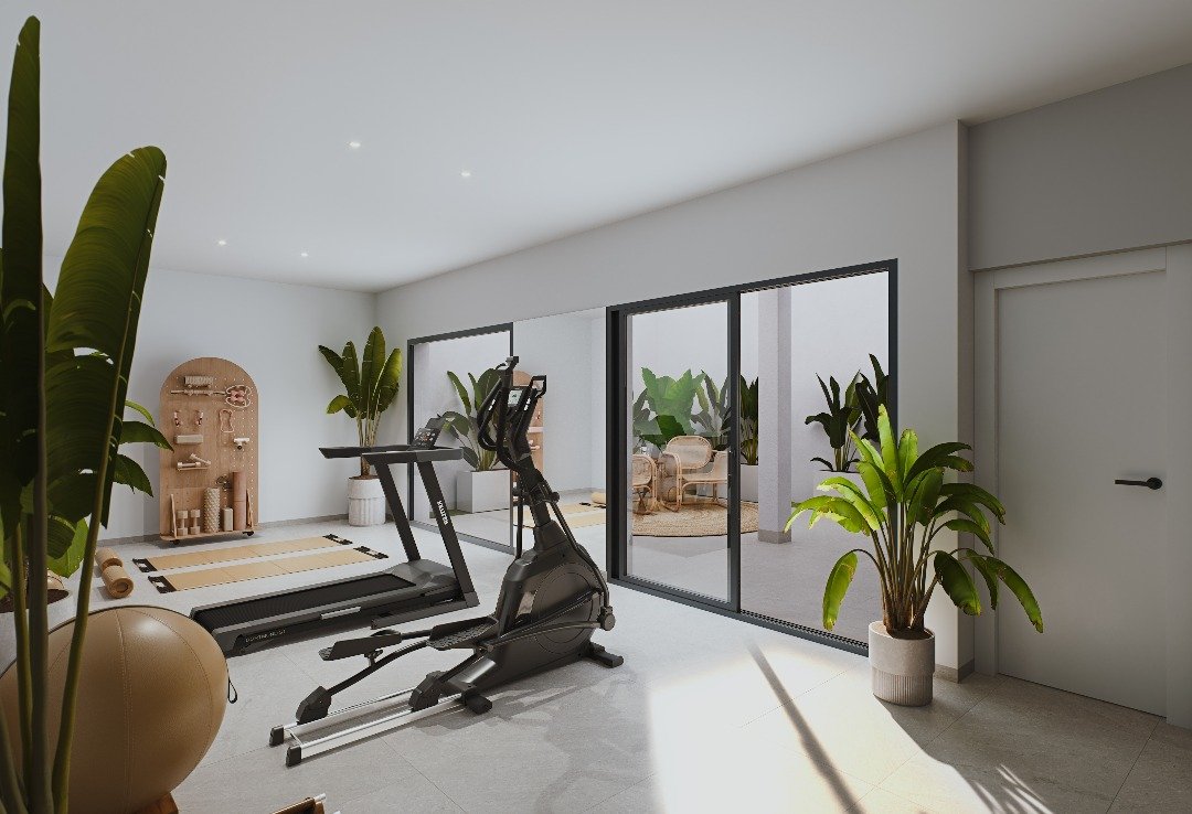  In der charmanten Stadt Torre-Pacheco gelegen, bietet dieses exklusive freistehende Chalet eine perfekte Kombination aus Komfort und Modernität. Mit 