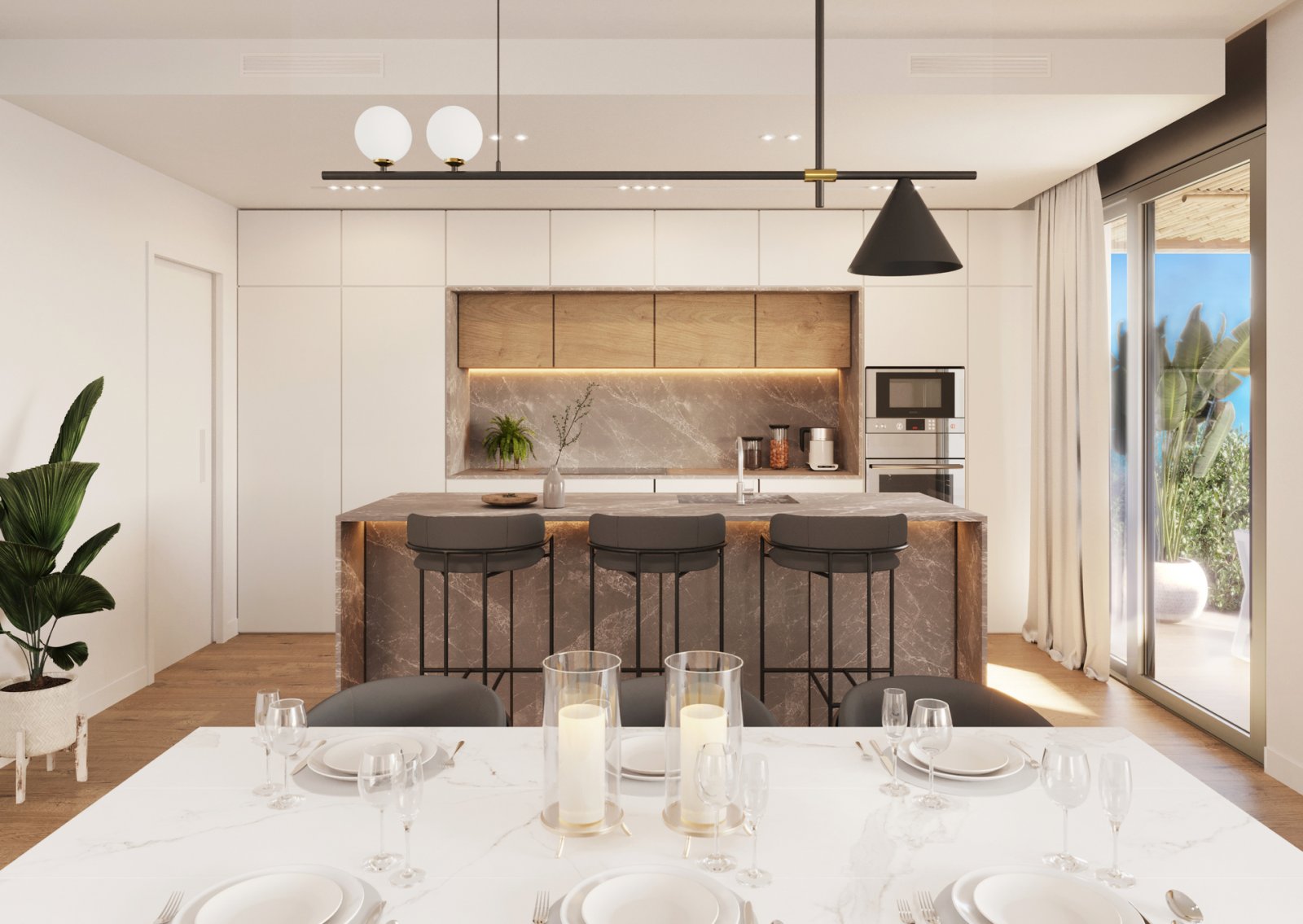  In der charmanten Stadt Polop gelegen, bietet diese Wohnanlage 44 freistehende Häuser, die für diejenigen entworfen wurden, die eine ruhige Umgebung 