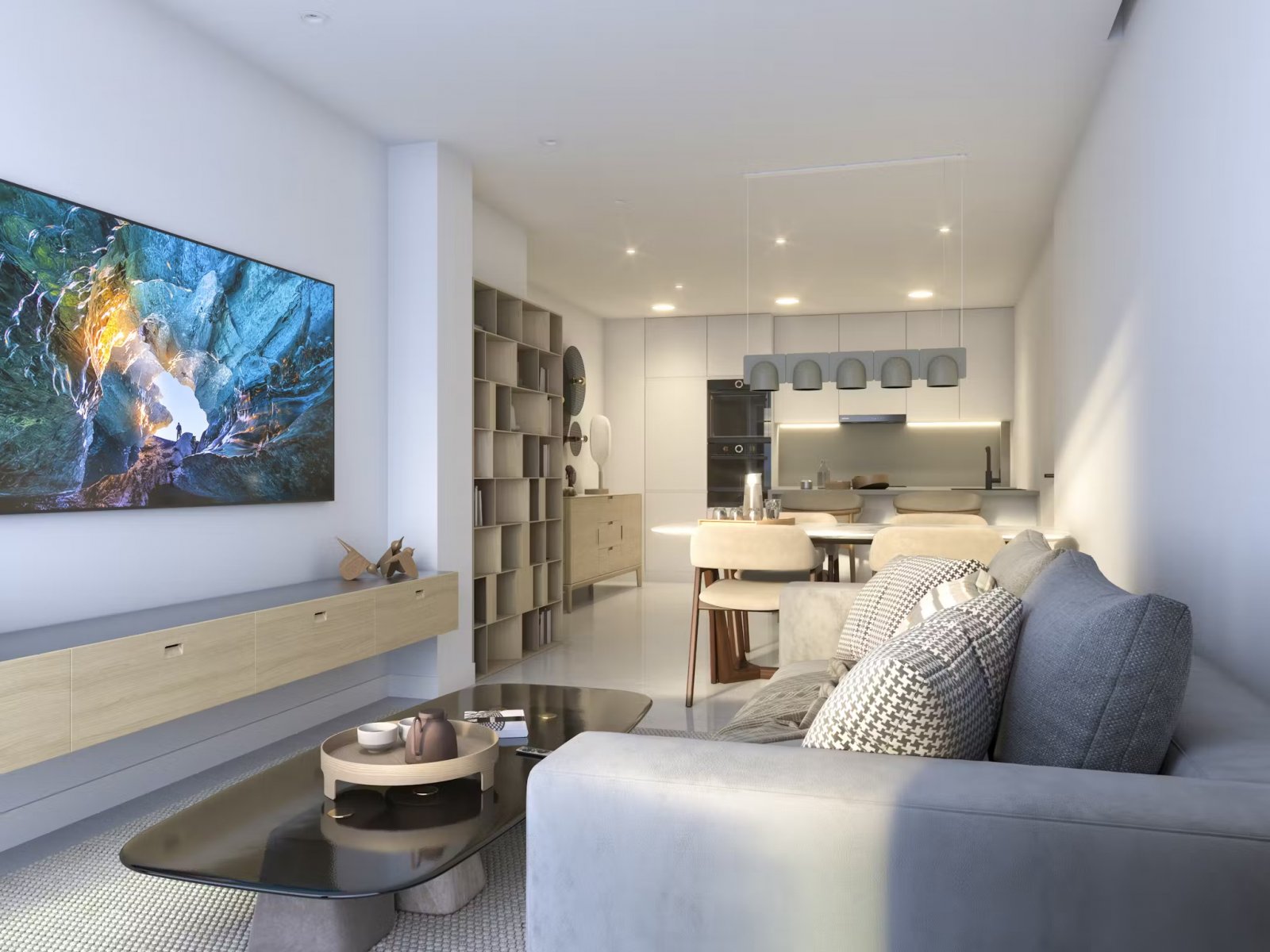  In der charmanten Stadt Santa Pola gelegen, bietet dieser Wohnkomplex eine exklusive Auswahl von 14 Immobilien, darunter Apartments und Penthäuser. E