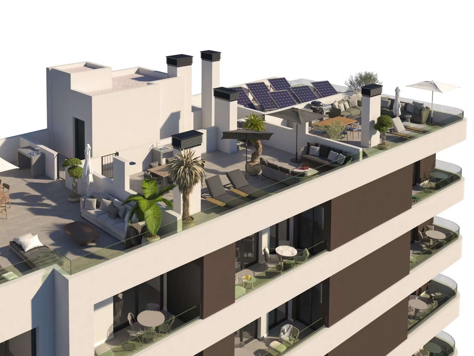  In der charmanten Stadt Santa Pola gelegen, bietet dieser Wohnkomplex eine exklusive Auswahl von 14 Immobilien, darunter Apartments und Penthäuser. E