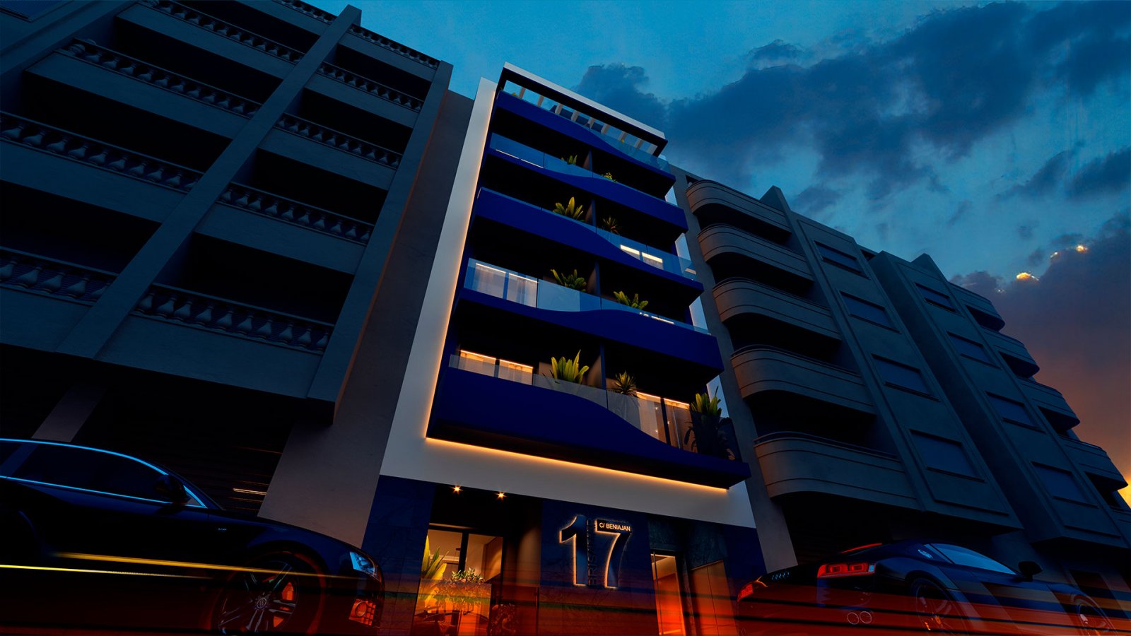  In der charmanten Stadt Torrevieja gelegen, bietet diese exklusive Wohnanlage eine Auswahl an Apartments und Penthäusern, die darauf ausgelegt sind, 