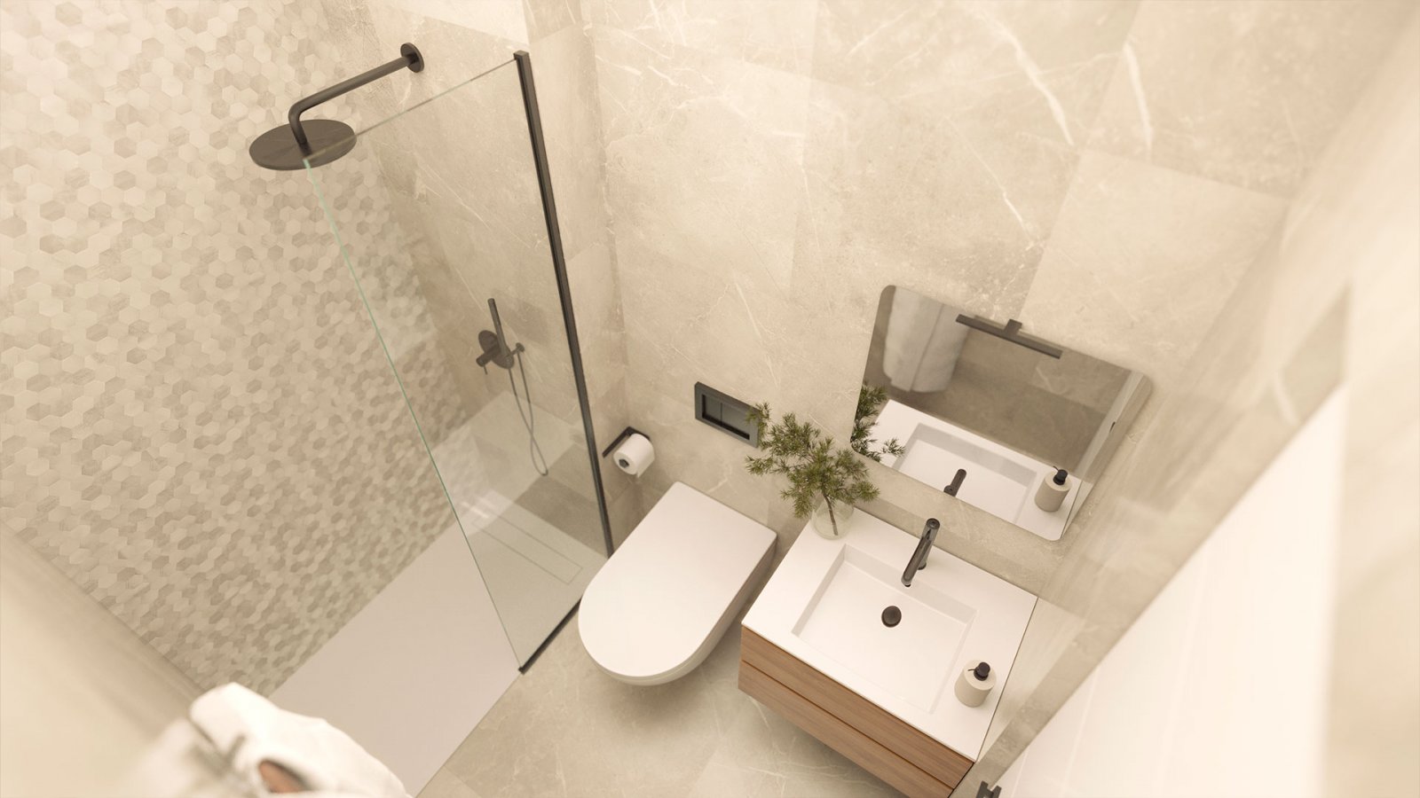  In der charmanten Stadt Torrevieja gelegen, bietet diese exklusive Wohnanlage eine Auswahl an Apartments und Penthäusern, die darauf ausgelegt sind, 