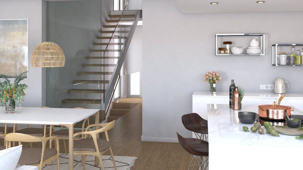  Im charmanten Ort Sant Joan dAlacant gelegen, besteht dieses exklusive Wohnangebot aus zwei freistehenden Häusern, die durch ihr zeitgemäßes Design u