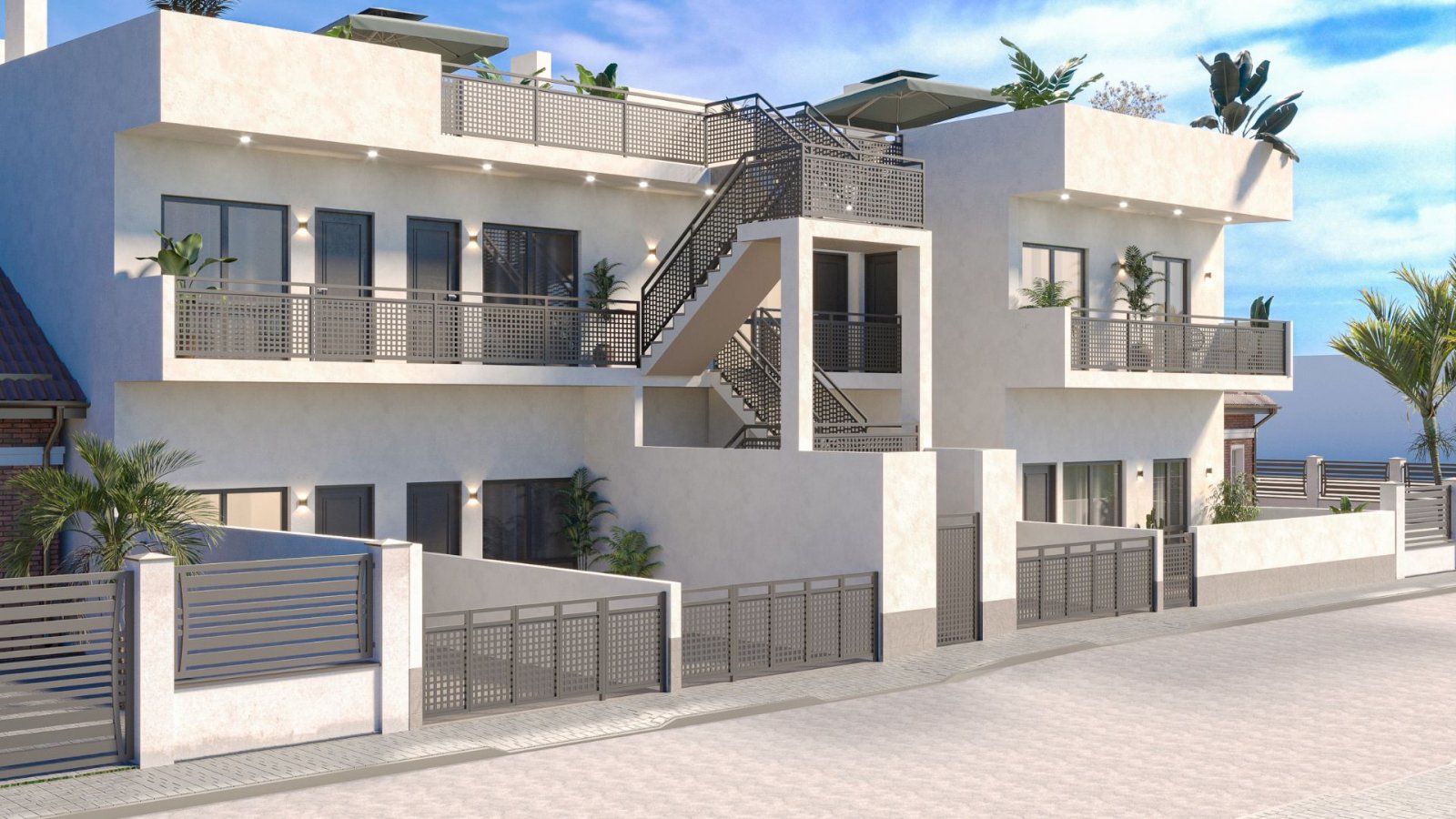  In der charmanten Umgebung von La Canalosa gelegen, bietet dieses exklusive Wohnensemble eine Auswahl von sechs Bungalows, unterteilt in High-Bungalo