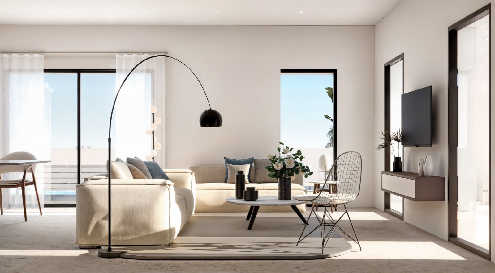  In der charmanten Stadt Finestrat gelegen, bietet diese exklusive Sammlung von sechs unabhängigen Häusern eine privilegierte Umgebung mit Meerblick. 