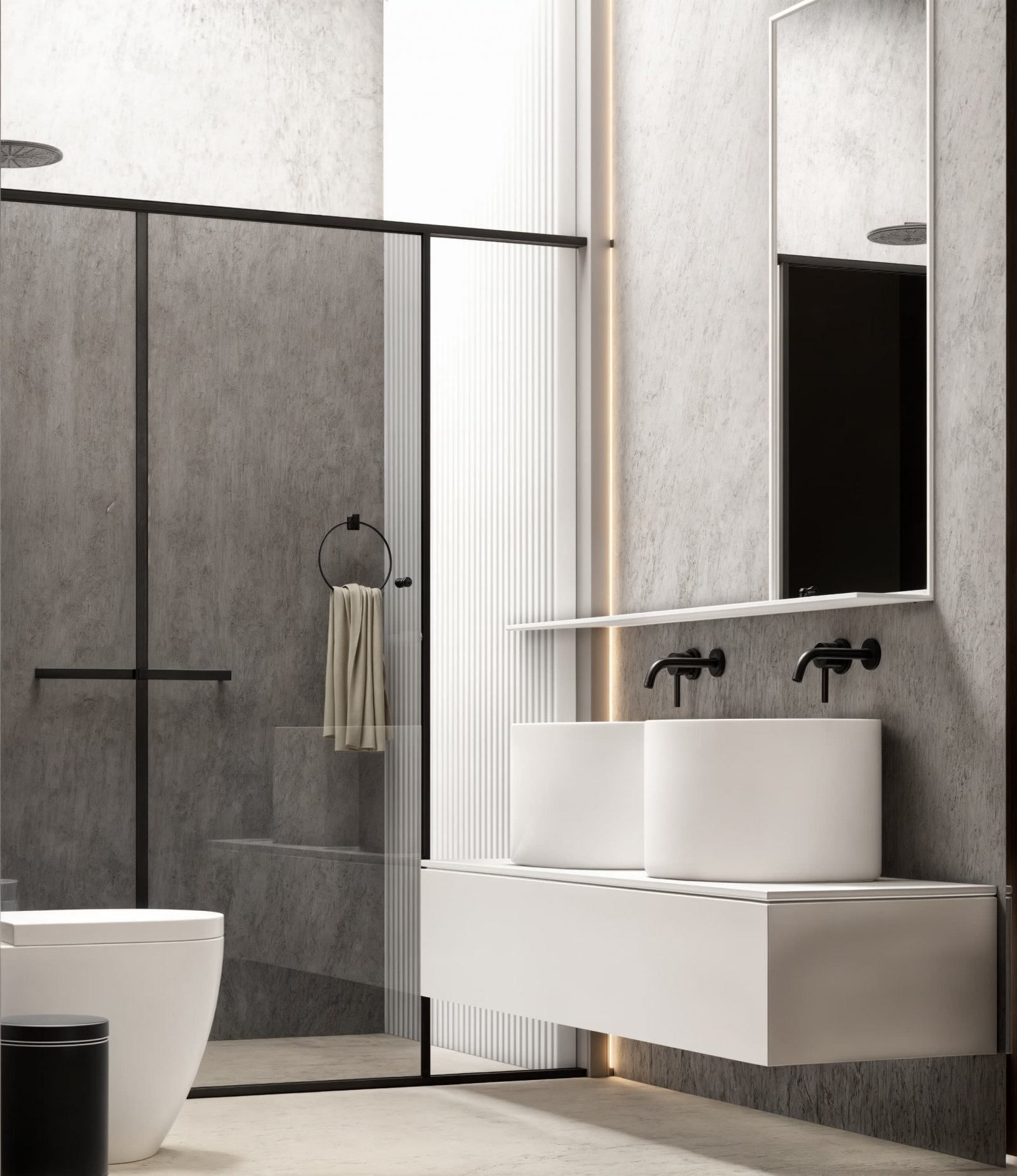  In der charmanten Stadt Finestrat gelegen, bietet diese exklusive Sammlung von sechs unabhängigen Häusern eine privilegierte Umgebung mit Meerblick. 