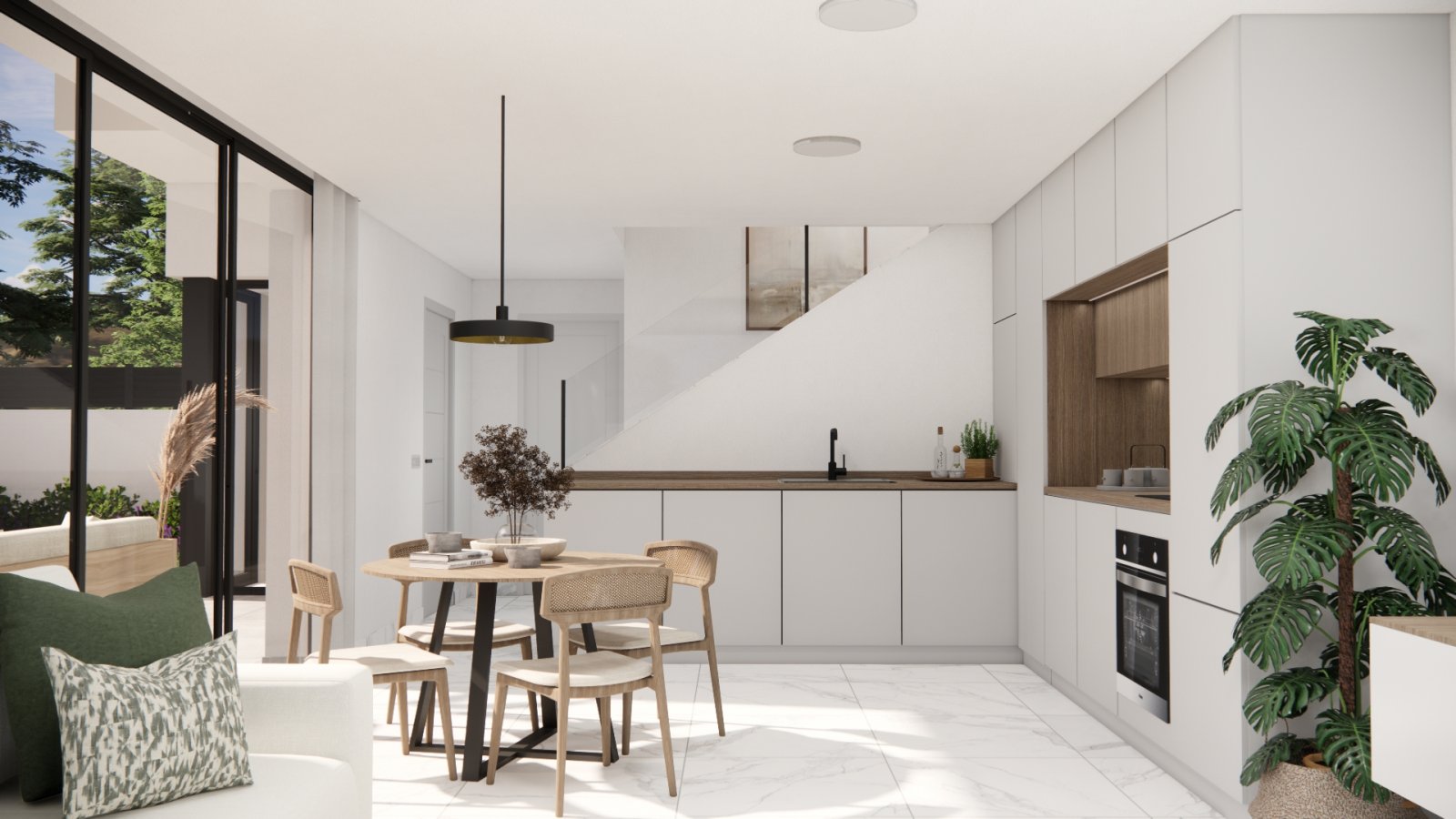  In der charmanten Ortschaft Los Montesinos gelegen, bietet diese Wohnanlage 30 freistehende Häuser, die für diejenigen entworfen wurden, die einen ex