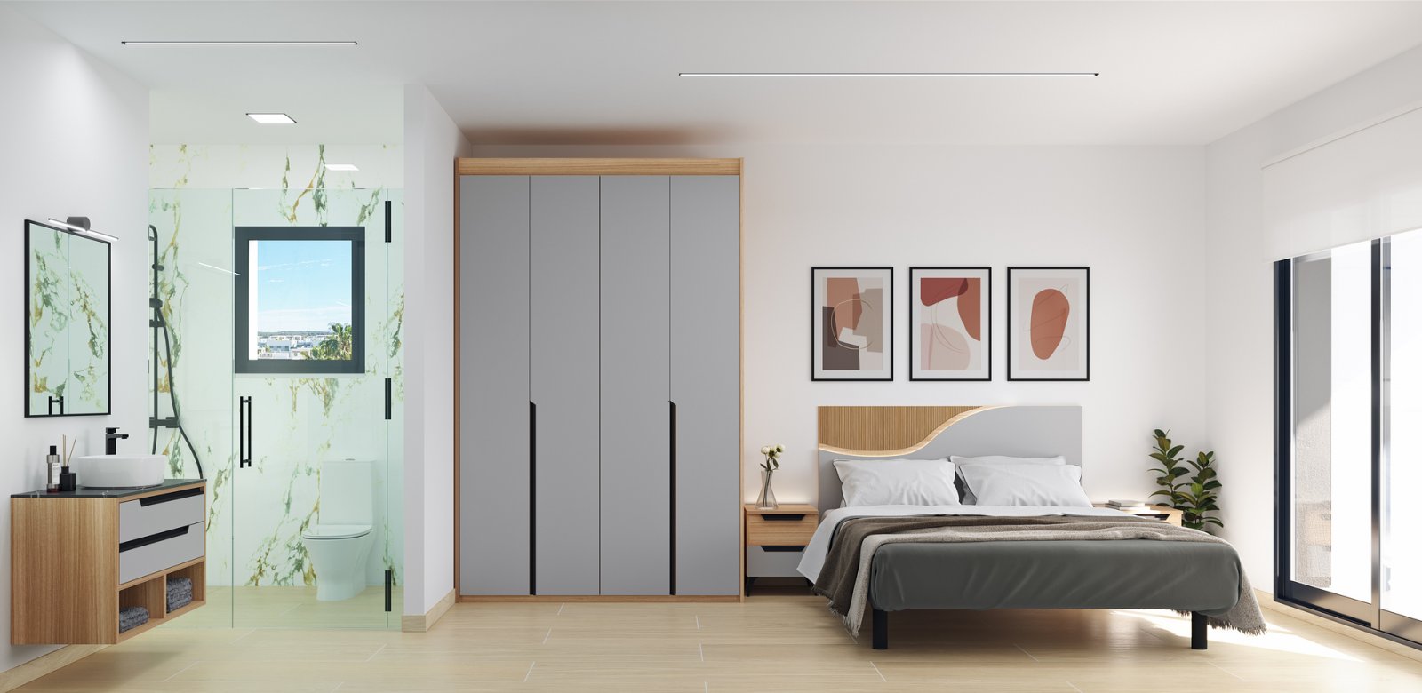  In der charmanten Stadt Guardamar del Segura gelegen, besteht dieses exklusive Wohnangebot aus 97 sorgfältig gestalteten Immobilien, die maximalen Ko