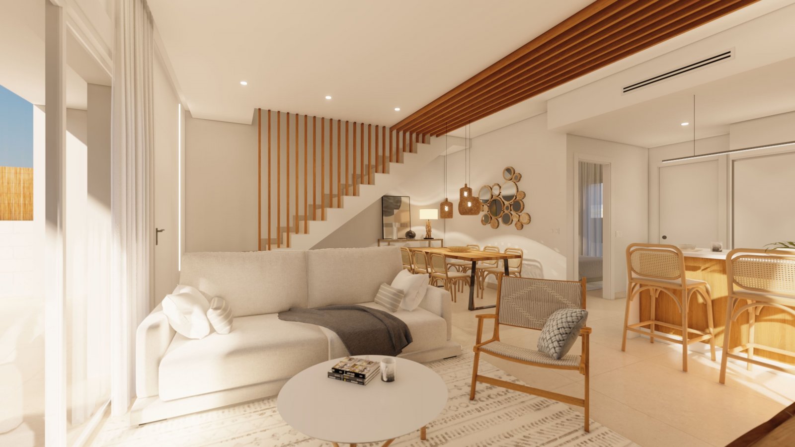  Im charmanten Ort Pilar de la Horadada gelegen, bietet dieses Ensemble von 15 freistehenden Chalets eine bevorzugte Lage für diejenigen, die eine ruh