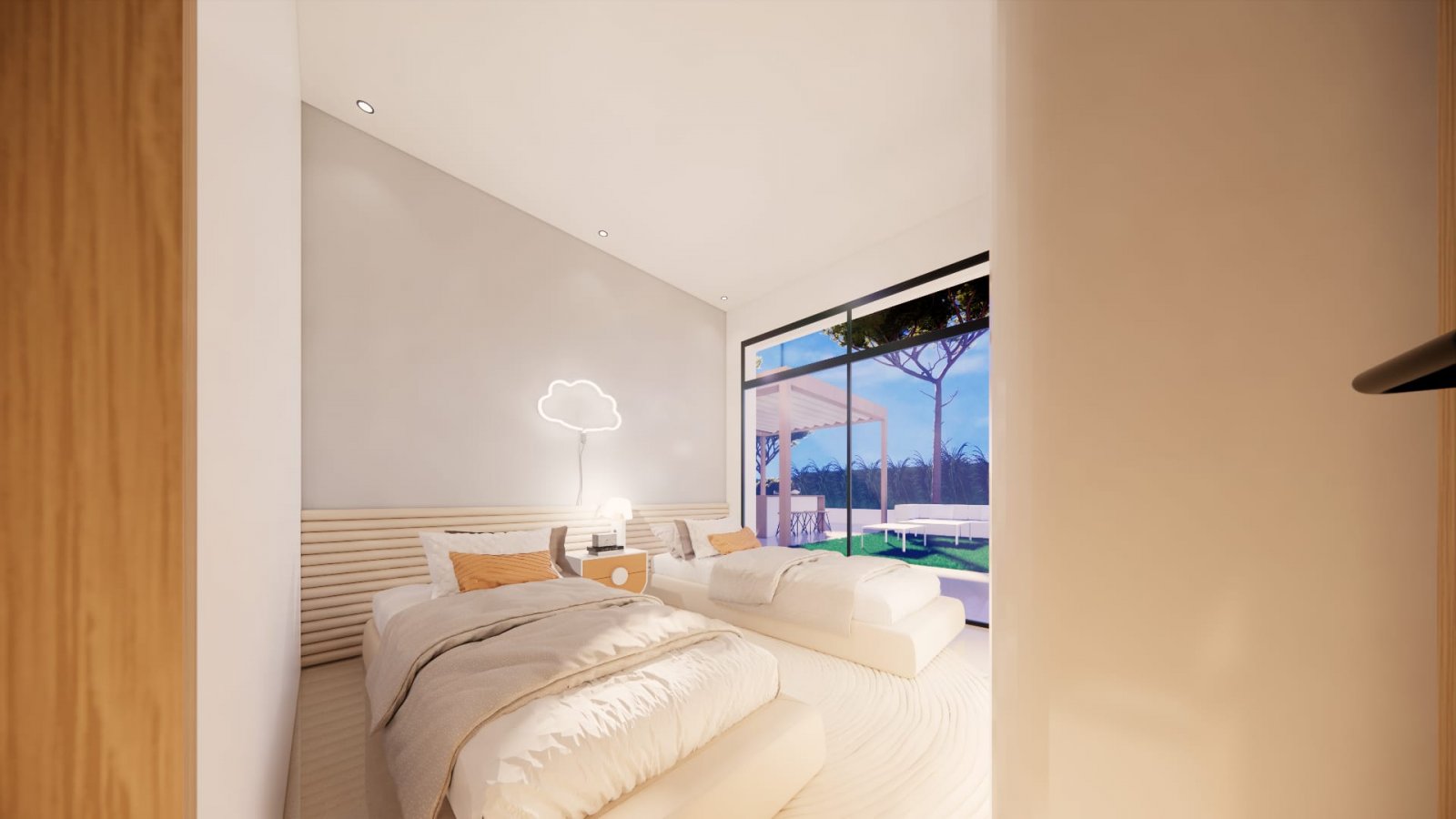  Im charmanten Ort Pilar de la Horadada gelegen, bietet diese exklusive Sammlung von vier freistehenden Häusern eine ruhige und gut angebundene Wohnum