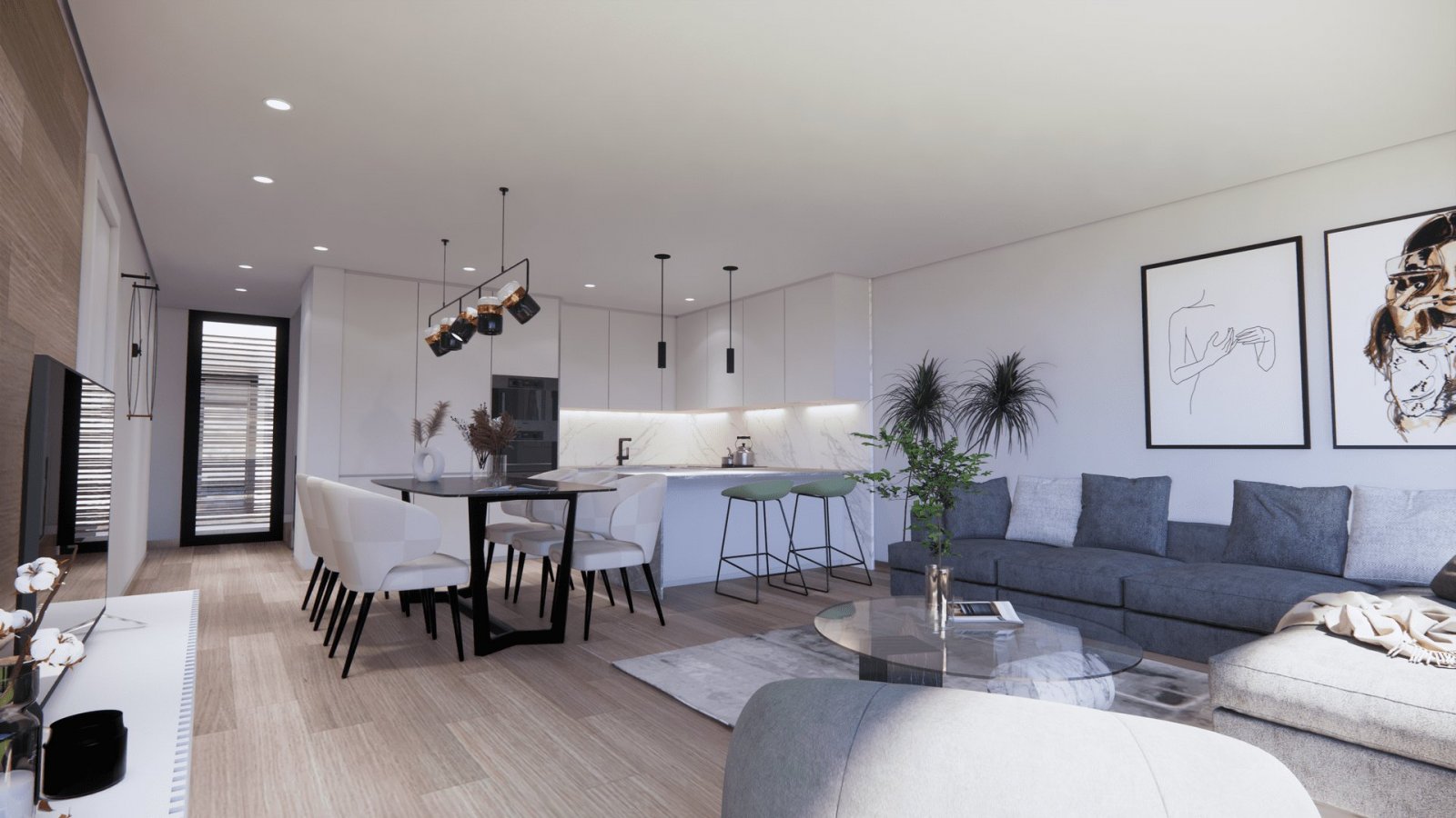  In der charmanten Ortschaft Torre-Pacheco gelegen, bietet diese exklusive Sammlung von 15 unabhängigen Wohnhäusern eine hochwertige Wohnumgebung. Die