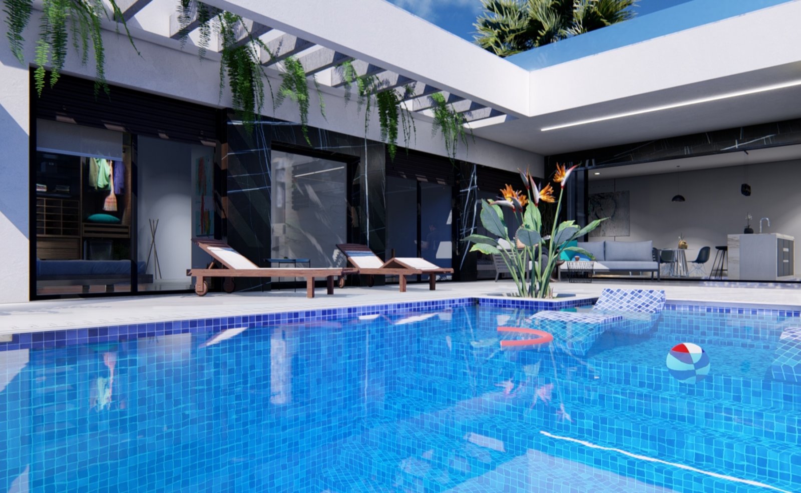  In der charmanten Ortschaft Algorfa gelegen, bietet diese exklusive Sammlung von 44 freistehenden Häusern eine privilegierte Umgebung für diejenigen,