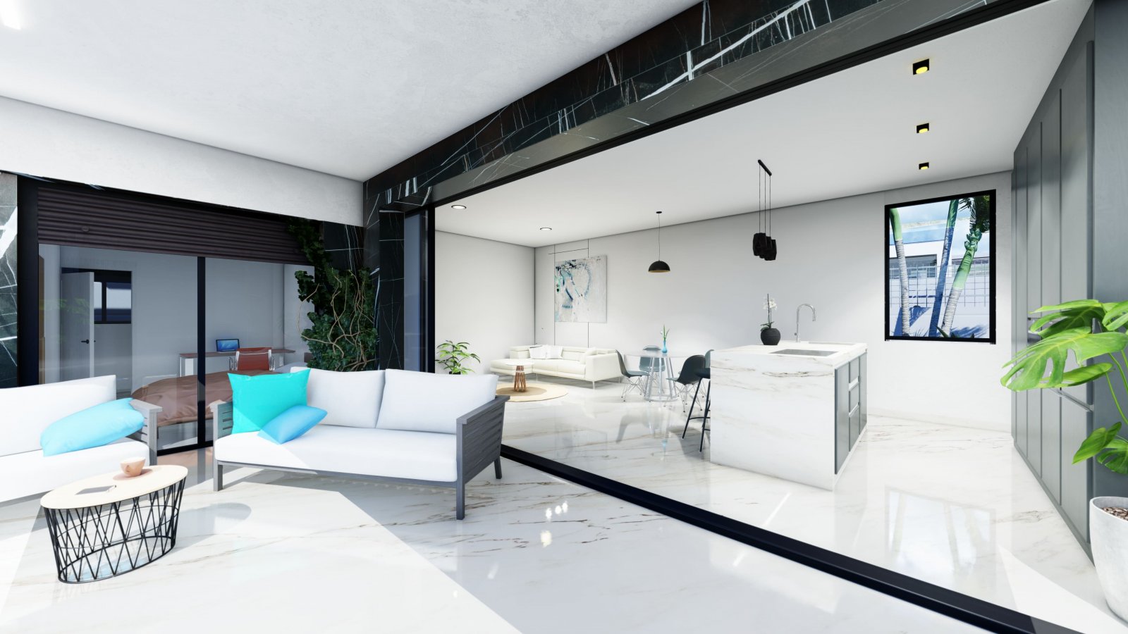  In der charmanten Ortschaft Algorfa gelegen, bietet diese exklusive Sammlung von 44 freistehenden Häusern eine privilegierte Umgebung für diejenigen,