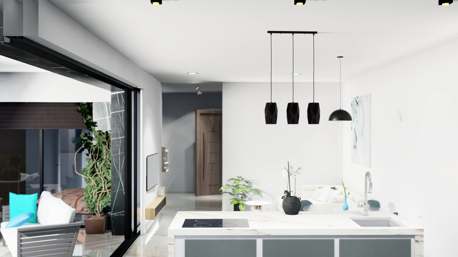  In der charmanten Ortschaft Algorfa gelegen, bietet diese exklusive Sammlung von 44 freistehenden Häusern eine privilegierte Umgebung für diejenigen,