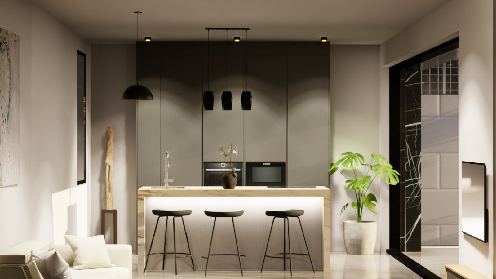  In der charmanten Ortschaft Algorfa gelegen, bietet diese exklusive Sammlung von 44 freistehenden Häusern eine privilegierte Umgebung für diejenigen,