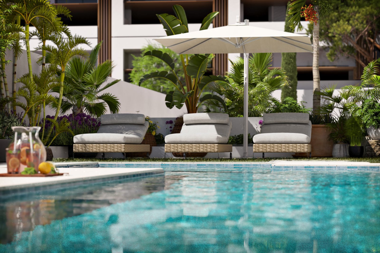  In der charmanten Stadt La Vila Joiosa gelegen, bietet dieser exklusive Wohnkomplex eine Auswahl an Apartments und Penthäusern, die darauf ausgelegt 