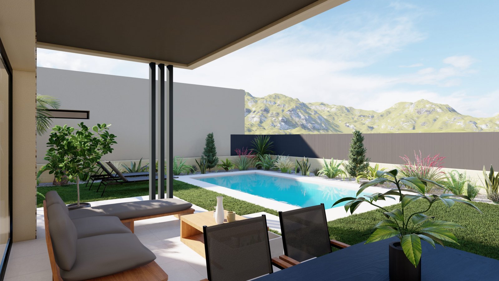  In der charmanten Region Murcia gelegen, bietet diese Wohnanlage 33 unabhängige Wohnhäuser, die für diejenigen entworfen wurden, die einen exklusiven