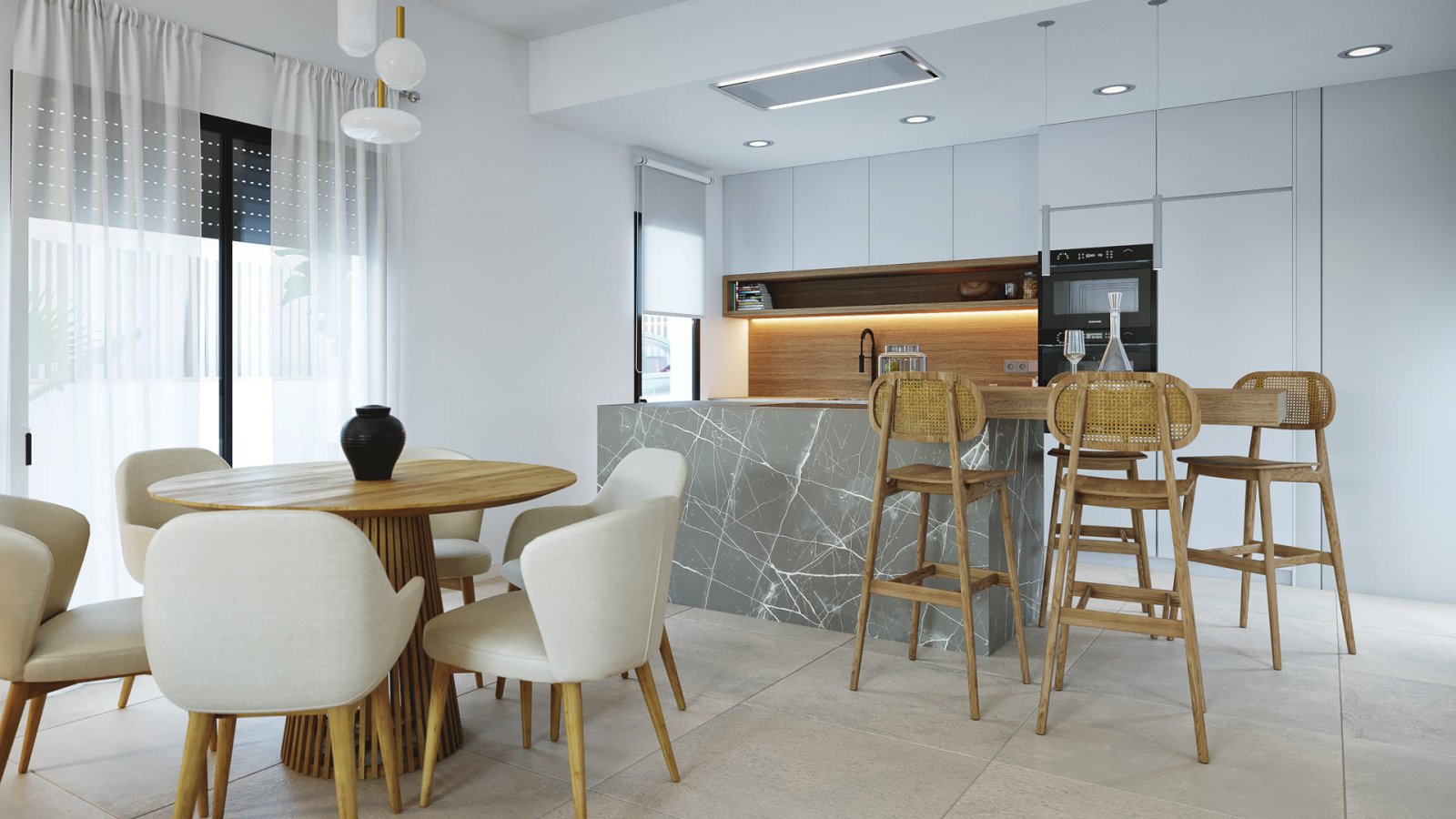  In der charmanten Region Murcia gelegen, bietet diese Wohnanlage 80 unabhängige Häuser, die für diejenigen entworfen wurden, die ein geräumiges und k