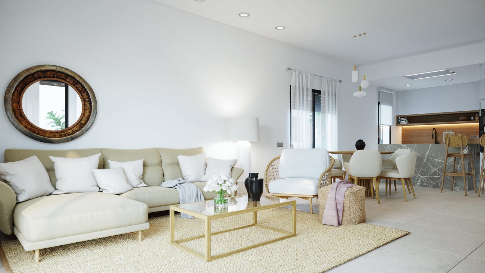  In der charmanten Region Murcia gelegen, bietet diese Wohnanlage 80 unabhängige Häuser, die für diejenigen entworfen wurden, die ein geräumiges und k