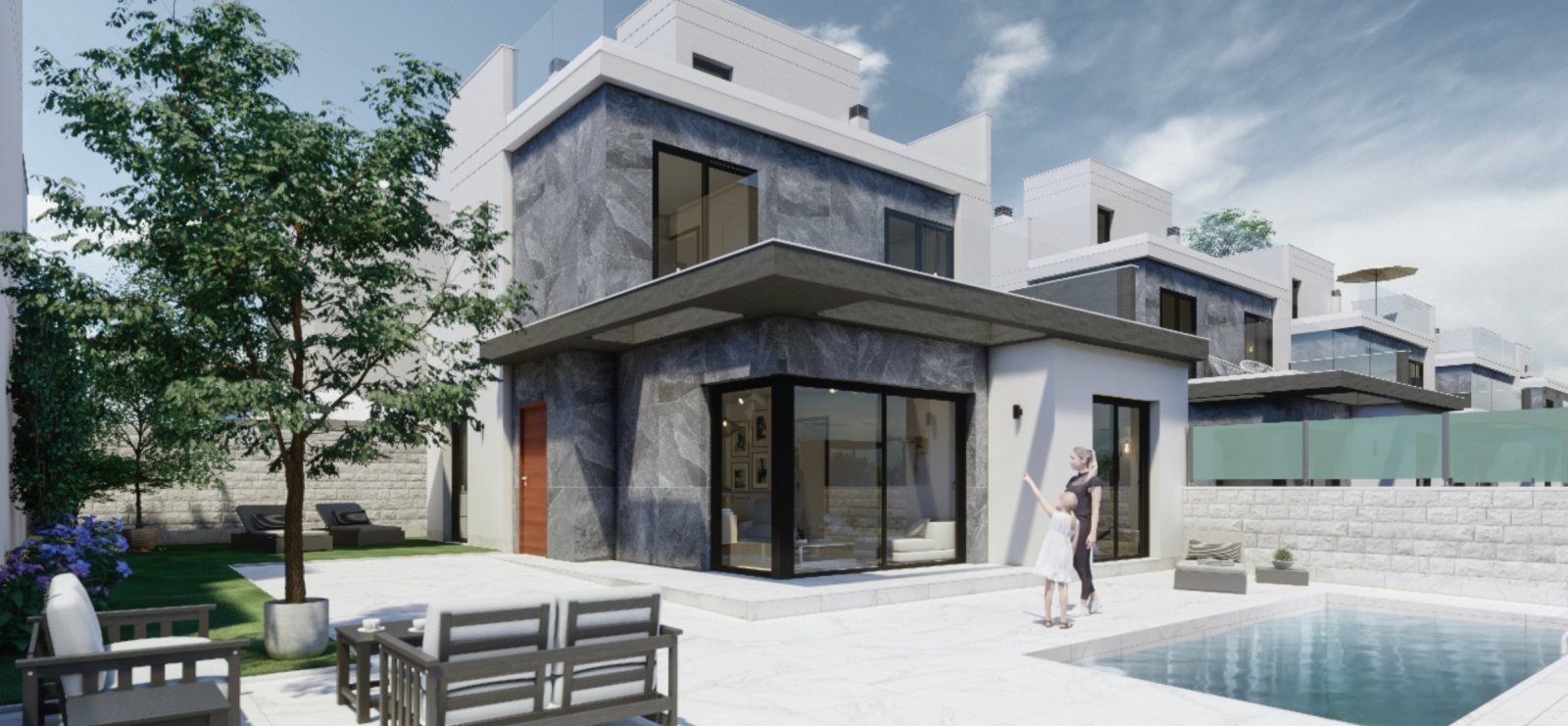  Diese exklusiven freistehenden Häuser befinden sich in der charmanten Gemeinde Pilar de la Horadada und bieten einen unvergleichlichen Lebensstil. In