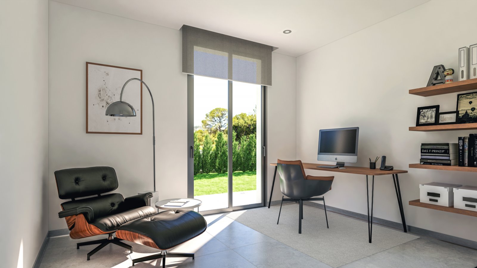  In der charmanten Ortschaft Finestrat gelegen, bietet diese exklusive Sammlung von fünf freistehenden Häusern eine idyllische Umgebung mit Meerblick.