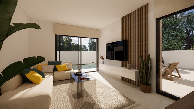  In der charmanten Stadt San Fulgencio gelegen, bietet diese exklusive Sammlung von 7 Reihenhäusern eine ideale Umgebung für diejenigen, die ein Zuhau