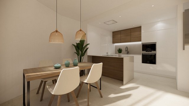  In der charmanten Stadt San Fulgencio gelegen, bietet diese exklusive Sammlung von 7 Reihenhäusern eine ideale Umgebung für diejenigen, die ein Zuhau