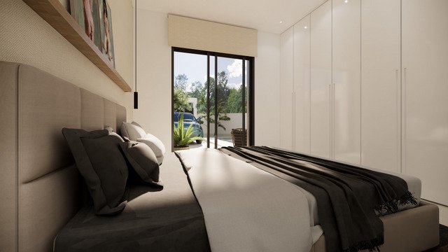  In der charmanten Stadt San Fulgencio gelegen, bietet diese exklusive Sammlung von 7 Reihenhäusern eine ideale Umgebung für diejenigen, die ein Zuhau