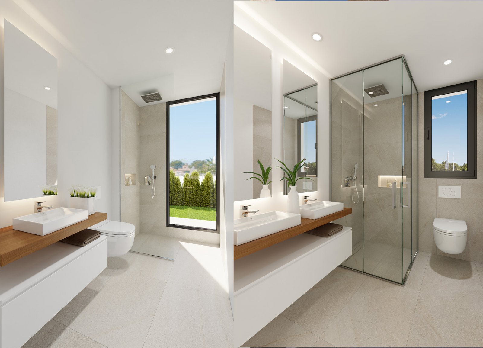  In der charmanten Ortschaft Finestrat gelegen, bietet diese exklusive Sammlung von 15 Immobilien eine privilegierte Umgebung mit Meerblick. Die verfü