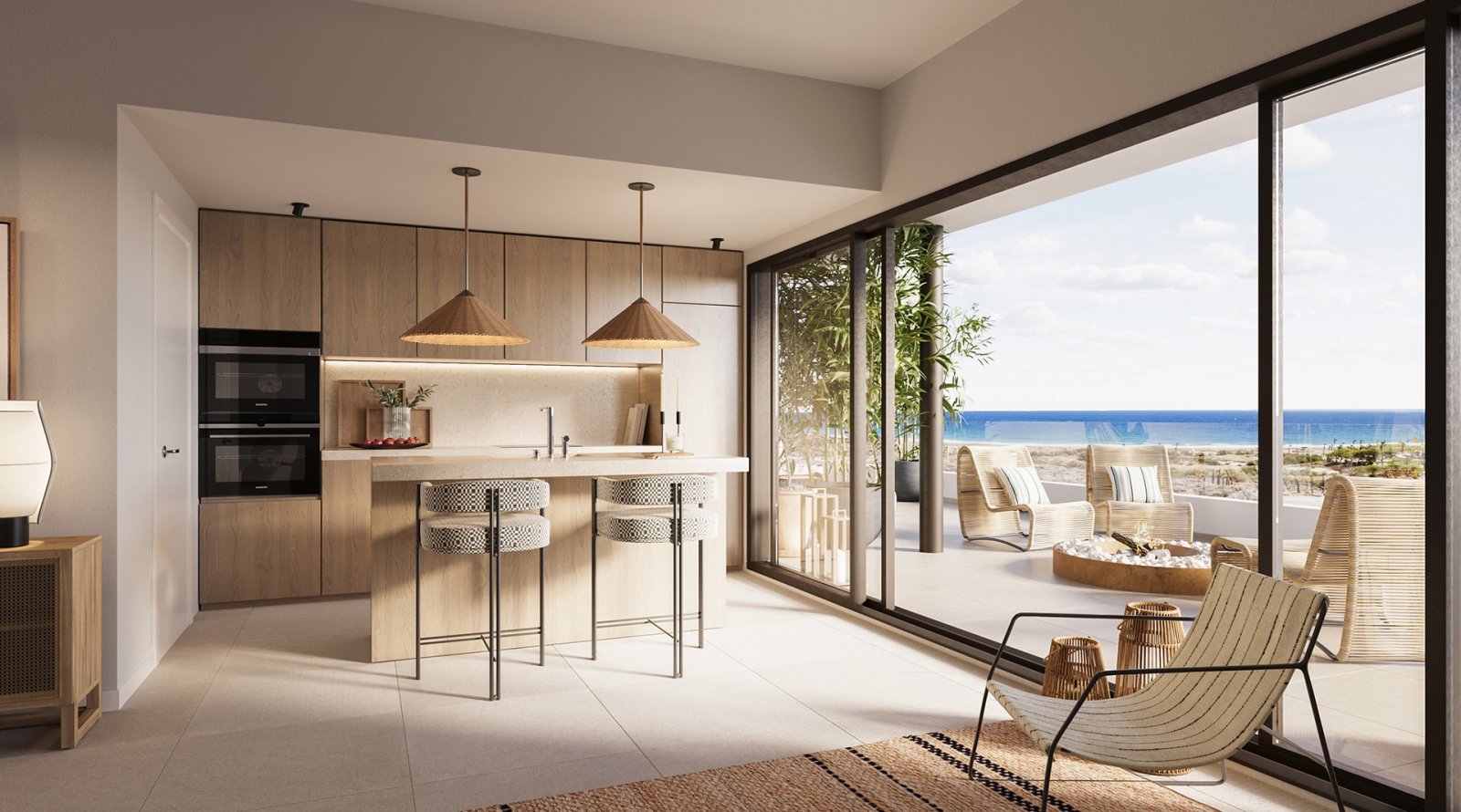  In der exklusiven Gegend von Macenas gelegen, bietet diese Wohnanlage eine Auswahl von 86 Immobilien, die für den Genuss von Meerblick konzipiert sin