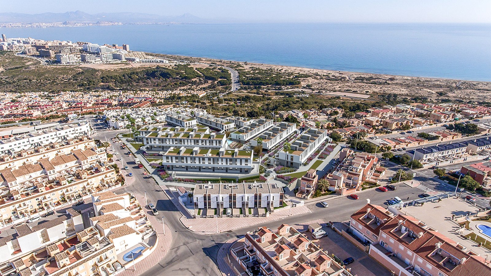  In der wunderschönen Stadt Alicante (Alacant) gelegen, bietet diese exklusive Wohnanlage eine Auswahl an Immobilien, darunter Wohnungen, Erdgeschossw