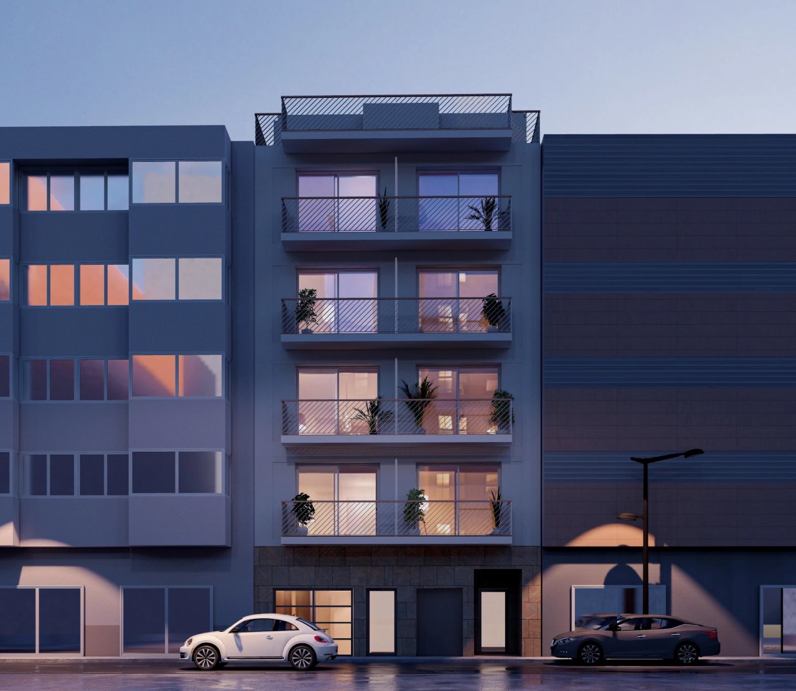  In der charmanten Stadt La Vila Joiosa gelegen, bietet dieser exklusive Wohnkomplex eine Auswahl von 11 sorgfältig gestalteten Immobilien, um die Bed