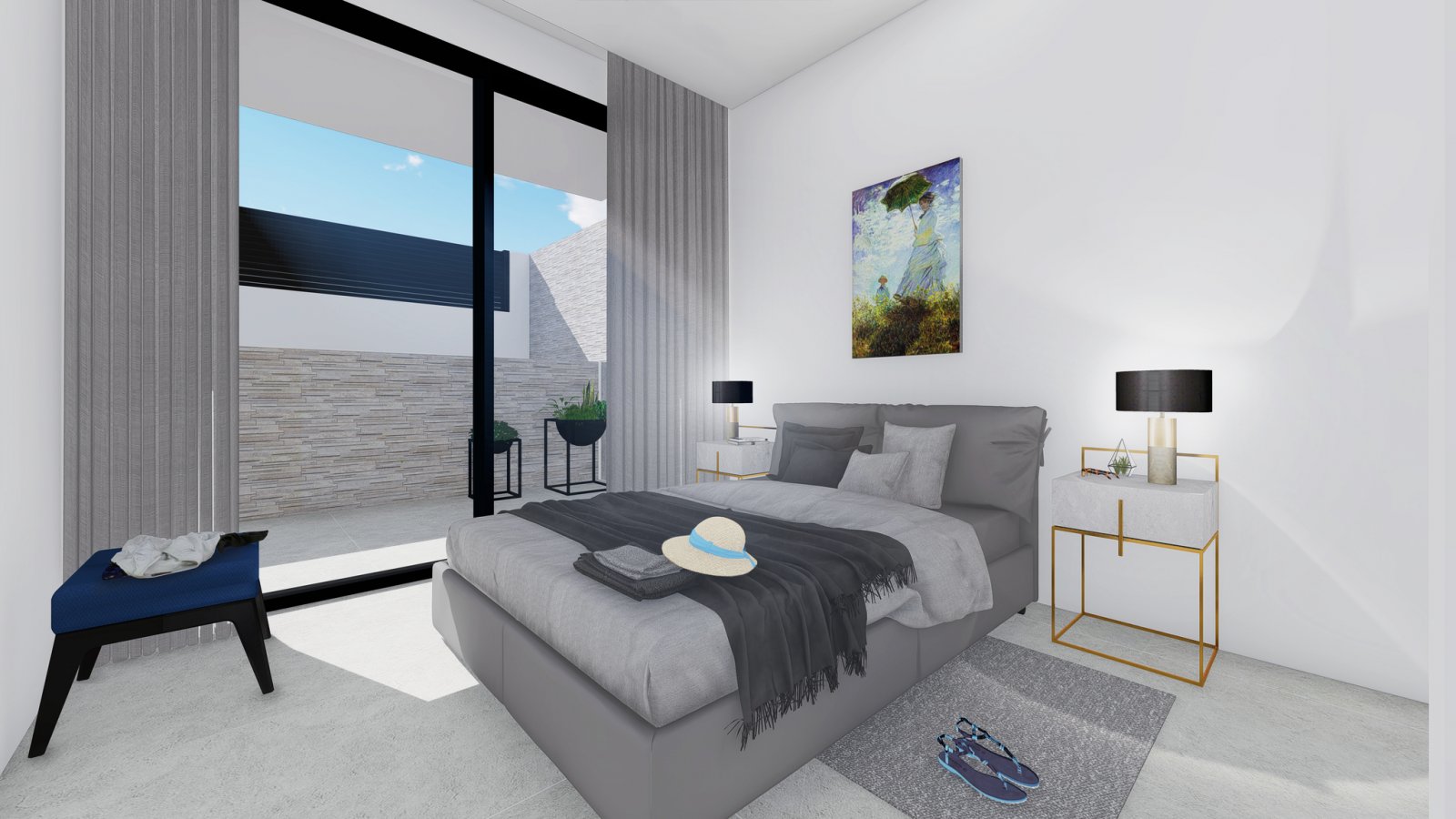  In der charmanten Ortschaft La Mata gelegen, bietet diese exklusive Sammlung von Reihenhäusern eine privilegierte Umgebung mit Meerblick. Mit nur dre