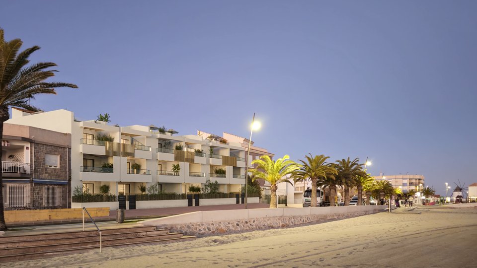  Im charmanten Ort San Pedro del Pinatar gelegen, bietet diese Wohnanlage eine Auswahl von 21 Immobilien, darunter Apartments, Erdgeschosse und Penthä