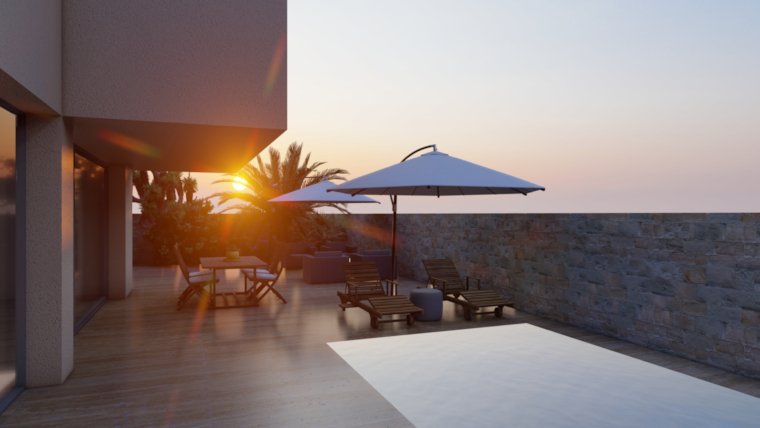  Diese exklusive Villa befindet sich in der charmanten Umgebung von Pilar de la Horadada und bietet ein einzigartiges Wohnerlebnis nur 100 Meter vom M